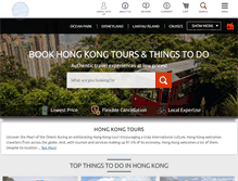 Tablet Screenshot of localhongkongtours.com